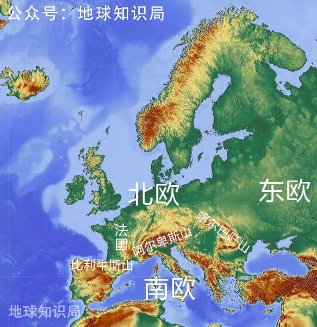 揭秘欧洲大陆地理奥秘，欧洲区地图全解析
